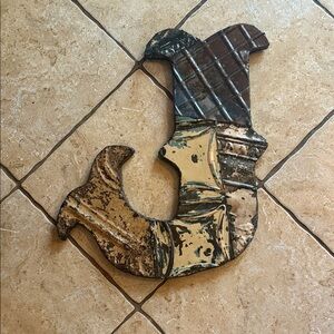 Rustic Metal Mermaid Wall Art